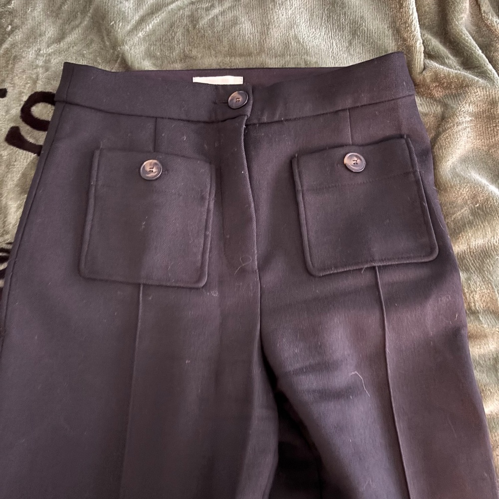Sezane Dan Trousers-Black (34/US 2) - Picture 2 of 4